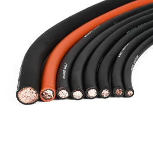 Soft Welding Wires 16mm2 to 185sqmm Multi Strand Copper Conductor PVC Flexible Sheathed Industrial Use Welding Cable