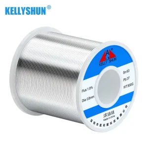 Solder Wire Tin Wire Sn63Pb37 0.8mm 500g Flux1.8 Soldering Wire with Low Melting Point Customizable Rosin Core