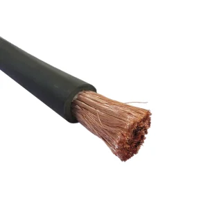 Stranded Rubber Insulated Flexible Welding Battery Cable 4AWG 1/0 2/0 3/0 4/0 600V Manufacturer
