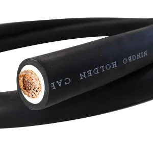 Super Flexible 1/0 2/0 4/0 AWG Orange Rubber Jacket Copper Battery Electrical Wire Welding Cable