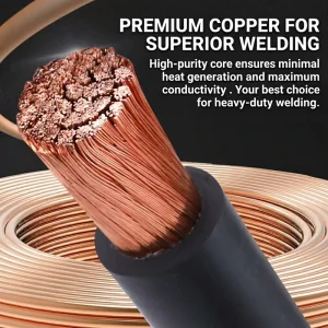 Super Flexible H01N2-D Welding Cable 16mm 25mm 50mm 70mm Pure Copper Conductor Rubber Insulated Power Cable for Welding Machine