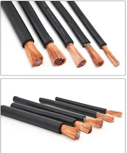 Super Flexible Welding Cable 1 0 2 0 4 0 AWG Orange Rubber Jacket Copper Battery Lead Electrical Wire for Welding Machine