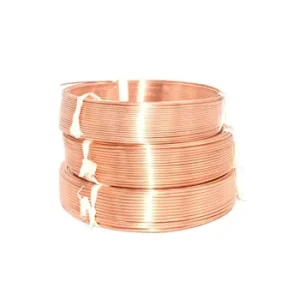 T2T3 Copper Wire Diameter 0.1-5mm Spooled Pure Oxygen-free Lead-free Copper Flat Wire for Cutting & Welding