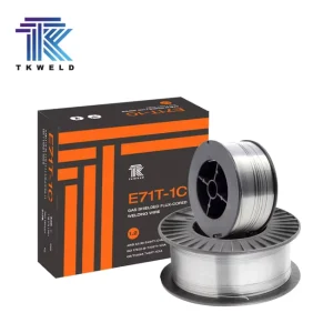 TKweld AWS E71T1 Carbon Steel Welding Wires Flux Cored High Feedability 15kg Spool
