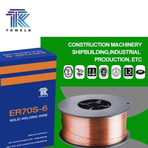 TKweld Professional Supply Free Sample Carbon Steel ER50-6 ER70S-6 SG2 Welding Wires OEM Available 0.8-1.6mm