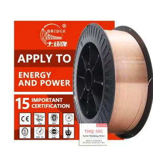 Tianjin Bridge Brand 15kg Mig Welding Wire 1.0mm Copper Coating Wire Er70S 6