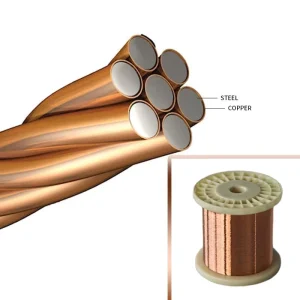 Tinned Electrical Wire Cca Solid Bare Copper Clad Aluminum Magnesium Wire Ccam Cp Wire Price