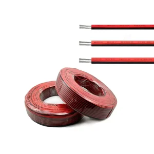 Two Core Flat Parallel Copper Wire PVC Sheathed Flexible Power Cable Insulated Electrical Wire