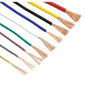 UL1015 Hook Up PVC Insulation Electrical Cable Standards Wire For House Wiring Products 600V Cables And Wires