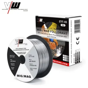 VECTOR MIG MAG Welding Wire Cored Wire E71T GS 0.8 0.9 1.0mm 1kg 5kg D100 Roll NoGas for STAHL WERK Welding Machine