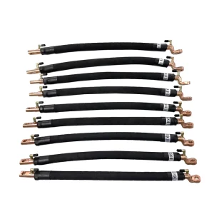 Water Cooled Industrial Copper Rubber Insulated Kickless Cabled 1M Secondary Cable for Welding Machine Portable