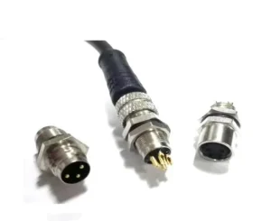 Waterproof Connector Electrical Welding Female Wire Cable Plug M8 8Pin Connector