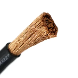 Welding Leads 1/0 2/0 4/0 Gauge Copper Welding Wire 200amp 300amp Welding Machine Cable