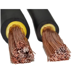 Welding Use Power Cables Pure Copper Core Rubber Jacket Large Section Electrical Wires 10-200mm²