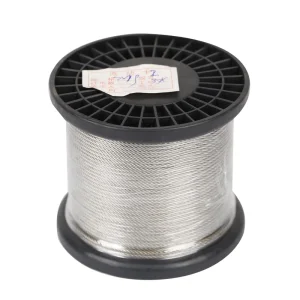 Wire Rope Hard Wire Ss 304 Coated Round Strand Steel Stainless Steel 1*7/7*19 Silver Aisi 304 1 6 Mm 5mm 300 Series 2B