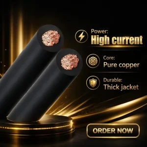 YH Welding Cable 25mm2 35mm2 50mm2 500A High Flexible Copper Rubber Jacket Wear-Resistant Vietnam Philippines Thailand Malaysia