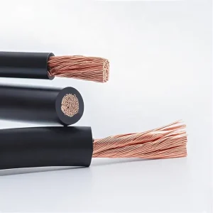 YHRV Highly Flexible 1 0 2 0 4 0 AWG Cable for Welding Copper PVC Rubber Stranded Conductor Rubber Insulation Electrical Wires