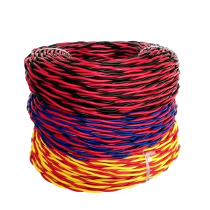 YX Factory Manufacturing Flat Double Parallel Wire Copper Cabling Flexible Power Cables Insulated Electrical Wire