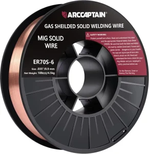 0.035″ Carbon Steel ER70S 6 10Lb (4.5kg) Low Splatter Compatible Forney Harbor MIG Welding Wire