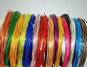 0.2 5mm Round Aluminum Wire 10 300Meters Versatile Painted Aluminium Metal Coloured Wire for DIY Jewelry Making Accessories