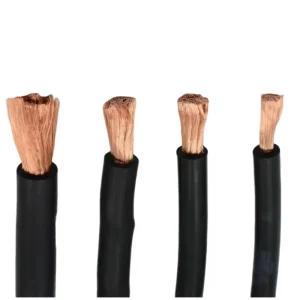 1 0 Industrial Low Voltage Copper Rubber Insulated Welding Cable Custom Length Cut Service Lead Wire