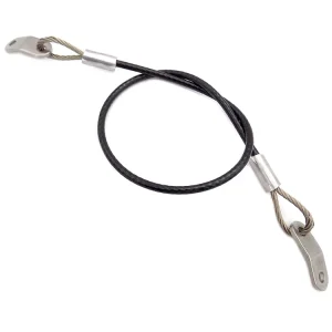 1.5mm Steel Wire Rope With Mounting Tab Steel Wire Rope Assembly With Metal Tab