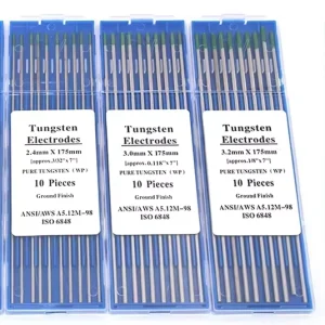 10 Pack 3.2X150MM Full Color System Tungsten Electrode Tungsten Needle Rods for Welding Machines With TIG Function