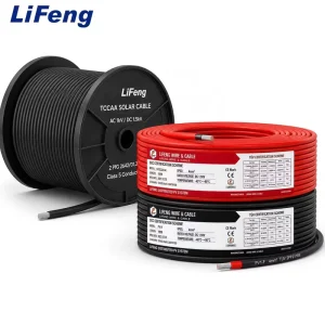 1000V 1500V Tinned Copper PV DC Cable 4 6 10 16mm² Solar Panel Wire For Photovoltaic Systems And Solar Farm Projects