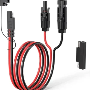 10AWG PVC IP67 Solar Connecting Cable to SAE Adapter Extension for Solar Panels & Car Battery Charger Kit