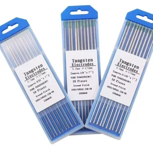 10pcs Green Tungsten Electrode 1.6/2.0/2.4/3.0/3.2X150mm TIG Tungsten Needle Tungsten Electrode TIG Rod Pure Welding