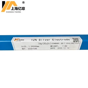 12%Silver Copper Zinc Silver Welding Rod 12% Silver Base Alloy Brazing Rod 12% Low Silver Welding Rod Factory Direct Sale