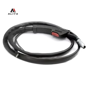 14AK Euro Style Copper Swan Neck Welding Torch Complete Assembly Air Cooled 2/3M Cable Optional