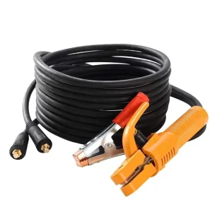 15M Black Copper Conductor Rubber Insulated Welding Machine Handle Cables with Black Welding Wire