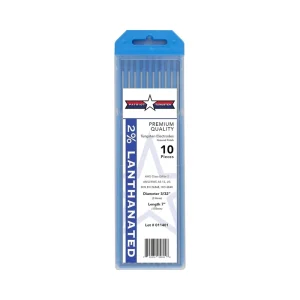 2% Lanthanated Tungsten Electrodes for TIG Welding 3/32 X 7 10 Pack Premium Quality