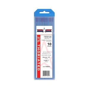 2% Thoriated 1 8″x7″ Tungsten Electrodes for TIG Welding 10-Pack