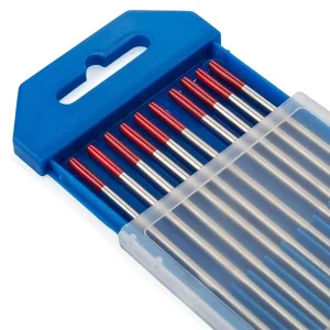 2% Thoriated Tungsten Electrode WT20 Red Tungsten Rod 1.6mm X 175mm for TIG Welding