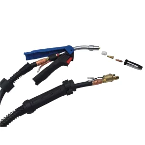 24KD MIG MAG Welding Torch with 3M 4M 5M Cable CO2 Gas Weld Torch with Conventional Accessories Mig Torch for Welding