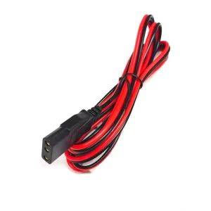 2A Fuse #22 Wire 2.35 Mm Round Female Terminal 3 Pin Socket Wire Harness CB Radio Power Cable