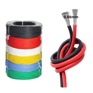 2awg 4awg 6awg 8awg 12awg 14awg High Temperature Cable Silicone Wire Heat Resistant Copper Silicone Cable For Rc Lipo Battery