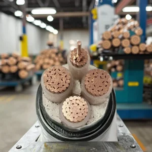 3*50 ZC-YJV22 Copper Conductor XLPE Insulation 450/750V Armored Cable Underground Use PVC Jacket