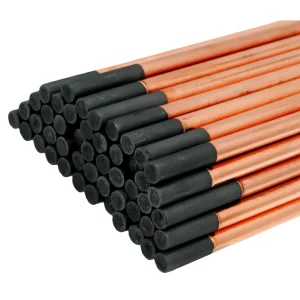 4-20mm Graphite Round and Flat Carbon Electrode with Copper Coating for Air Arc Gouging Rod