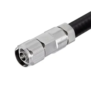 50Ohm 180 Degree Straight N Male Clamp Connector for FSJ4 50B 1 2″ Superflex Ultra Flex Feeder Cable