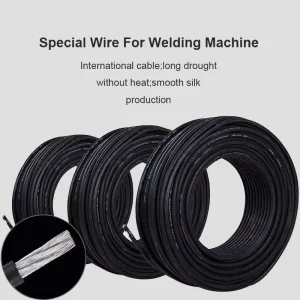 50mm Wear Resistant Natural Rubber Insulated Welding Cable 99.99% Oxygen Free Copper Flexible Welding Lead Fire Retardant Cable