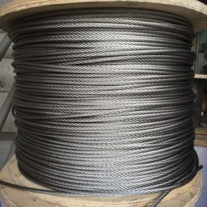 6mm 8mm 7×7 7×19 Stainless Steel Wire Rope Corrosion Resistant Steel Cable For Security Fence Marine Electrical Use