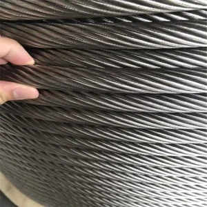AISI SS 201 304 316 Rust Resistant High Tensile 7×19 7×7 Stainless Galvanized Steel Wire Rope Cable Welding Bending