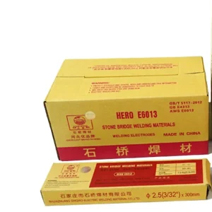 AWS A5.1 E6013 Welding Electrode 2.5mm 3.2mm Rutile Mild Steel Welding Rod