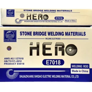 AWS A5.1 E7018 Low Hydrogen Welding Electrode for Structural Steel Pressure Vessel