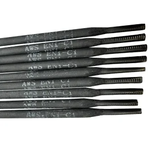 AWS A5.15 ENi-Ci ENiFe-C1 Nodular Cast Iron TIG Welding Electrodes Extruded Graphite Rod 2.5/3.2/4.0mm ISO Certified 50-200A