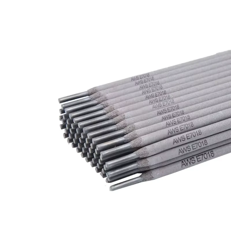 AWS E7018 Low Hydrogen Welding Electrode 3.2mm 4.0mm 5.0mm Structural Steel Bridge AC/DC Carbon Steel Welding Rod Factory