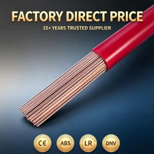 AWS ER70S-6 Carbon Steel TIG Filler Rod 1000mm Straight Length Welding Wire 2.4mm 3/32″ Stable Arc